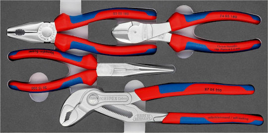 Knipex Σετ Πένσες Μήκους 250mm 4τμχ 00 20 01 V17