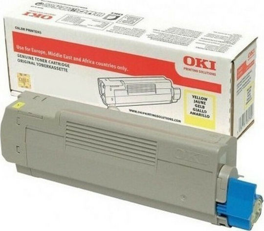 OKI 46471101 Γνήσιο Toner Laser Εκτυπωτή Κίτρινο 7000 Σελίδων