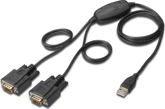 Digitus Καλώδιο USB-A σε RS232 25-pin female 1.5m DA-70158 1τμχ