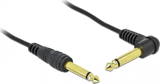 DeLock Cable 6.3mm male - 6.3mm male 2m (85939)