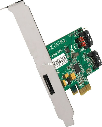 Dawicontrol Κάρτα PCIe σε 2 θέσεις SATA III (DC-610E)