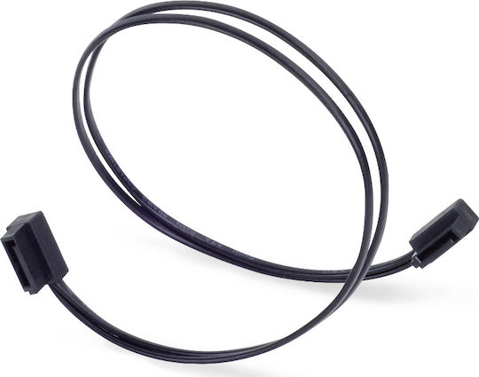 Silverstone 7-Pin SATA III - 7-Pin SATA III Cable 30cm Μαύρο (SST-CP11B-300)