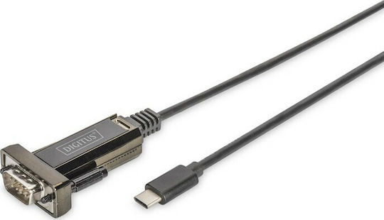 Digitus Καλώδιο USB-C σε RS232 9-pin male 1m