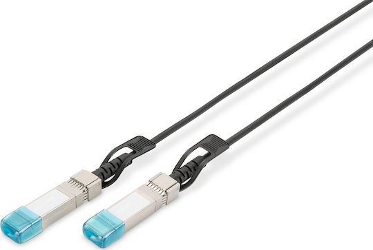 Digitus Καλώδιο Οπτικής Ίνας SFP+ 2m Μαύρο 1τμχ DN-81222