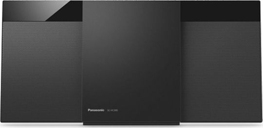 Panasonic Ηχοσύστημα 2.0 SC-HC304 SC-HC304EG-K 20W με CD Player και Bluetooth Μαύρο