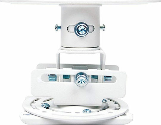 Optoma Βάση Projector Οροφής OCM818 OCM818W-RU με Μέγιστο Φορτίο 15kg Λευκή