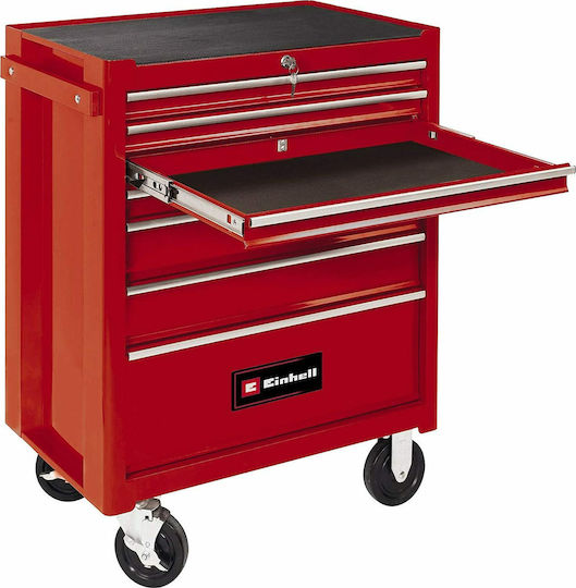 Einhell Τροχήλατος Μεταλλικός Εργαλειοφόρος με 7 Συρτάρια Π68.5xΒ46xΥ87.5εκ. TC-TW 150 4510151