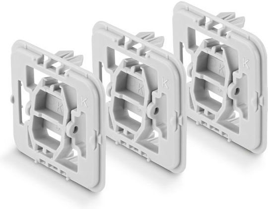 Bosch Βάση Στήριξης Διακόπτη Smart Home Adapter 3τμχ σε Λευκό Χρώμα 8750000414