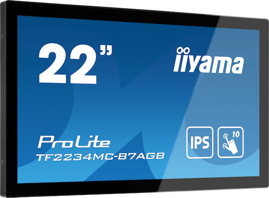 Iiyama POS Monitor ProLite 21.5" IPS / LED με Ανάλυση 1920x1080 TF2234MC-B7AGB