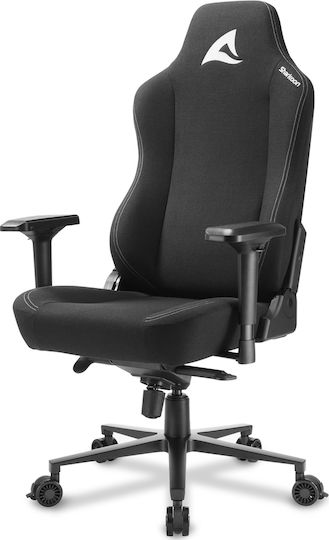 Sharkoon Skiller SGS40 Fabric Υφασμάτινη Καρέκλα Gaming με Ρυθμιζόμενα Μπράτσα Μαύρη