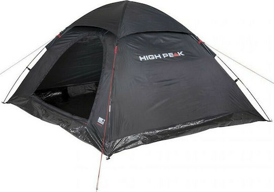 High Peak Monodome Σκηνή Camping Igloo Μαύρη 3 Εποχών για 4 Άτομα 240x210x130εκ. 10310
