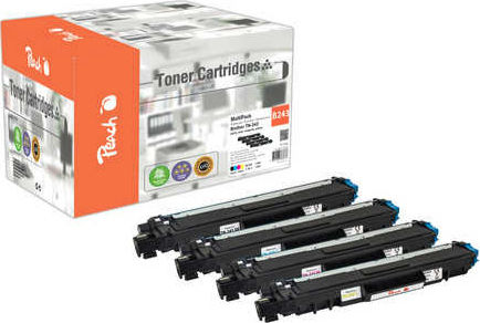 Peach Συμβατό Toner για Laser Εκτυπωτή Brother TN-243 (4τμχ) 1000 Σελίδων Πολύχρωμο