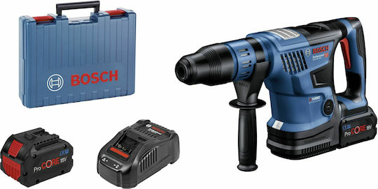 Bosch GBH 18V-36 C Κρουστικό Σκαπτικό Πιστολέτο Μπαταρίας Brushless 18V 2x5.5Ah με Υποδοχή SDS Max 0611915003