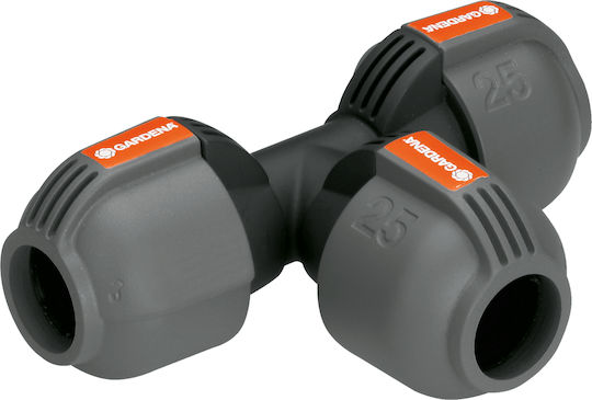 Gardena 02771-20 Ταφ Σωλήνων Ποτίσματος 25mm Γκρι