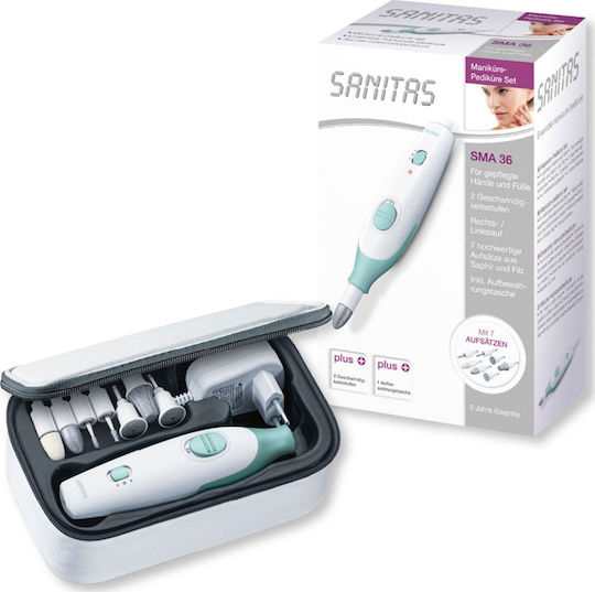 Sanitas SMA 36 Τροχός Νυχιών Ρεύματος Λευκός με 4600 Στροφές ανά Λεπτό 57402