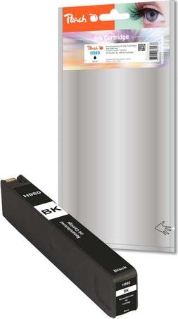 Peach Συμβατό Μελάνι Εκτυπωτή InkJet HP 980 Μαύρο