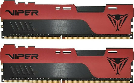 Patriot Viper Elite ΙΙ DDR4 32GB RAM με 2x16GB Modules και Ταχύτητα 3200 για Desktop PVE2432G320C8K