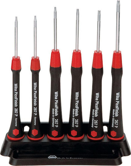 Wiha Σετ 6 Κατσαβίδια Ηλεκτρολόγου Ακριβείας PicoFinish 42997