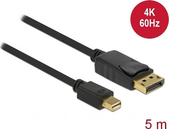 DeLock DisplayPort Cable DisplayPort male - mini DisplayPort male 5m (83479)