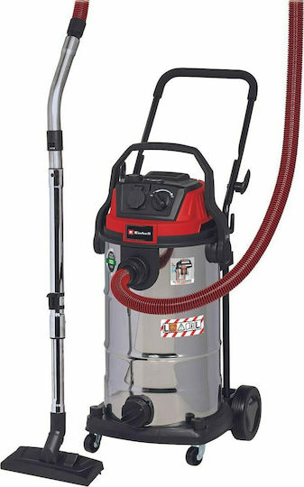 Einhell Tevc 2340 Sacl Σκούπα Υγρών / Στερεών 1500W με Ανοξείδωτο Κάδο 40lt