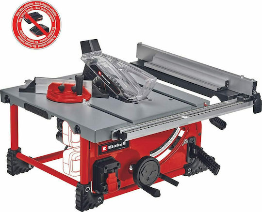 Einhell TE-TS 36/210 Li-Solo Δισκοπρίονο Πάγκου Μπαταρίας με Δίσκο Κοπής Διαμέτρου 210mm & Ταχύτητα Κοπής 3800rpm