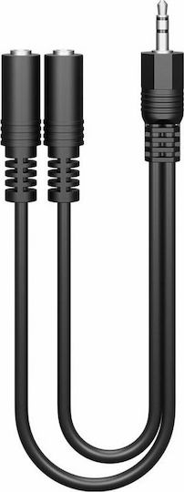Goobay Μετατροπέας 3.5mm male σε 3.5mm 2x female 1τμχ 50464