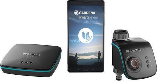 Gardena 19103-20 Προγραμματιστής Ποτίσματος Μπαταρίας 1 Εξόδου με Wi-Fi