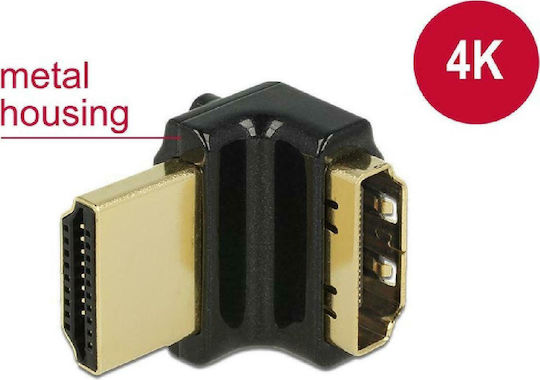 DeLock Μετατροπέας HDMI male σε HDMI female 1τμχ 65663