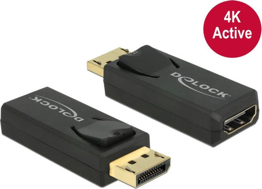 DeLock Μετατροπέας HDMI female σε DisplayPort male 1τμχ 65573