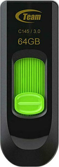 TeamGroup C145 64GB USB 3.0 Stick Μαύρο