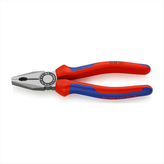 Knipex Πένσα Ίσια Ηλεκτρολόγου Μήκους 180mm 03 02 180