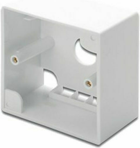 Digitus Κουτί Διακόπτη Πρίζας 80x80x40mm σε Λευκό Χρώμα DN-93803