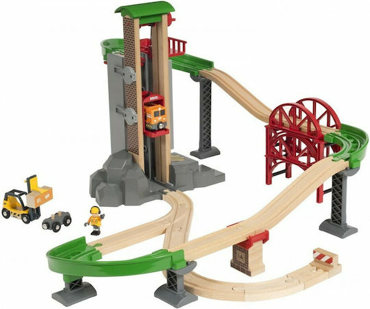 Brio Toys Lift & Load Warehouse Set Πίστα για 3+ Ετών