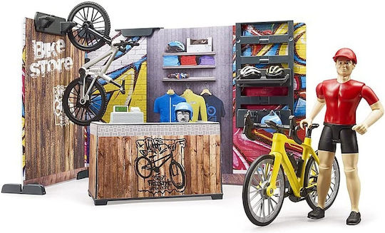 Bruder Παιχνίδι Μινιατούρα Bike Shop And Service (Διάφορα Σχέδια) 1τμχ 63120