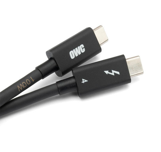 OWC Thunderbolt 4 Cable Μαύρο 0.7m (OWCCBLTB4C0.7M)