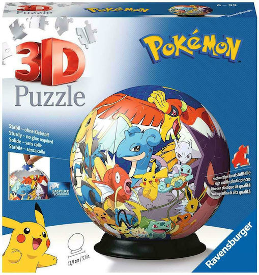 Puzzleball Pokemon Ball Limited Edition για 6+ Ετών 72pcs 11785 Ravensburger