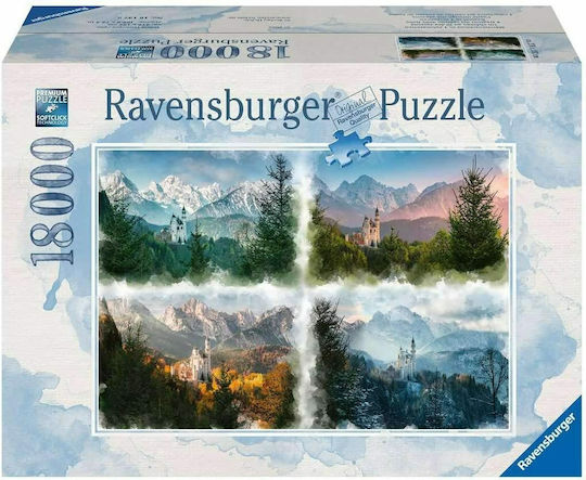 Puzzle Παραμυθένιο Κάστρο σε 4 Εποχές 2D 18000 Κομμάτια 16137