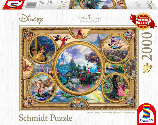 Puzzle Disney Dreams Collection 2D 2000 Κομμάτια 59607