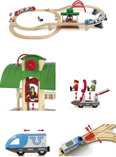 Brio Toys Travel Switching Σετ με Τρενάκι για 3+ Ετών 33512