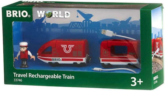 Brio Toys Travel Rechargeable Τρενάκι για 3+ Ετών 33746