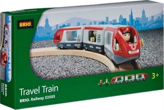 Brio Toys Travel Σετ με Τρενάκι από Ξύλο για 3+ Ετών 33505