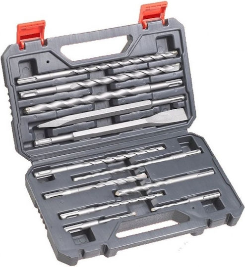 Einhell 49240290 Σετ Βελόνι & Καλέμι & Τρυπάνι 12τμχ με Υποδοχή SDS Plus