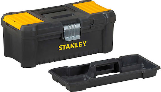 Stanley Essential Εργαλειοθήκη Χειρός Πλαστική με Ταμπακιέρα Π40.6xB21xΥ19.5cm STST1-75518