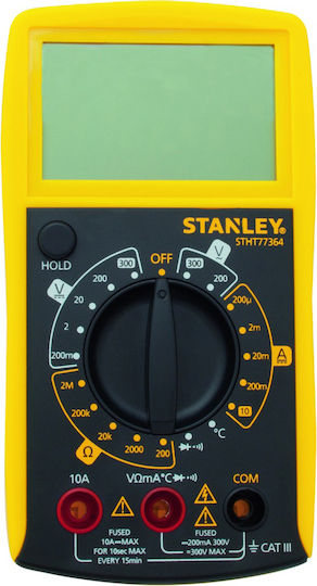 Stanley Ψηφιακό Πολύμετρο με Buzzer με Μέτρηση AC / DC / Αντίστασης STHT0-77364