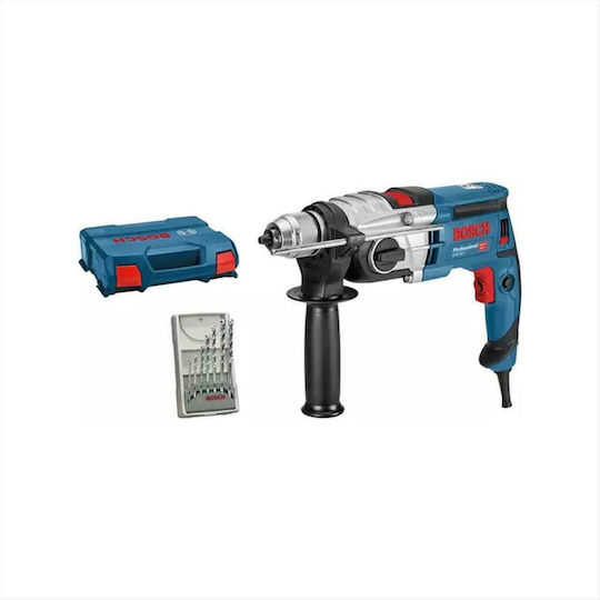 Bosch GSB 20-2 Professional Κρουστικό Δράπανο 850W με Θήκη και με Σετ 7 Μύτες