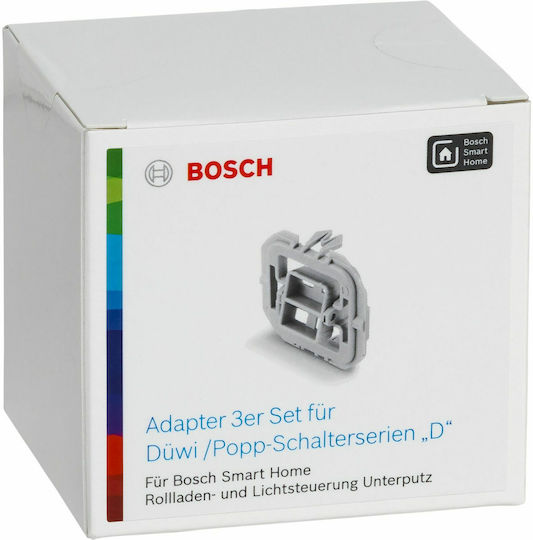 Bosch D Βάση Στήριξης Διακόπτη Smart Home Adapter 3τμχ σε Λευκό Χρώμα 8750000448
