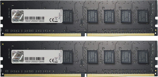 G.Skill Value DDR4 64GB RAM με 2x32GB Modules και Ταχύτητα 2666 για Desktop F4-2666C19D-64GNT