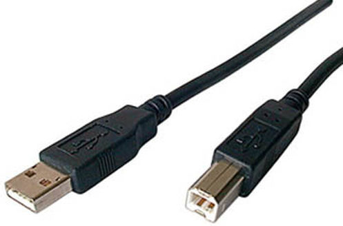 Sharkoon USB 2.0 Cable USB-A male - USB-B male Μαύρο 1m