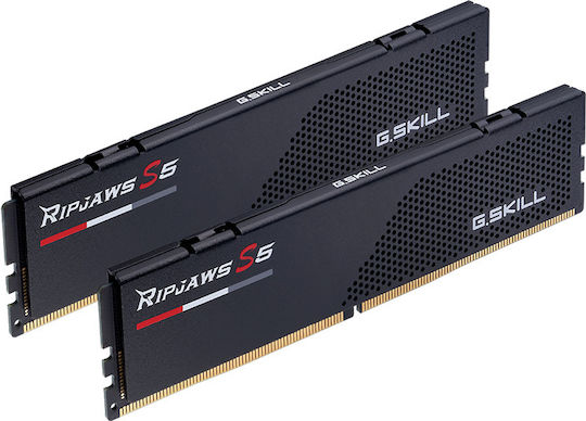 G.Skill Ripjaws S5 DDR5 32GB RAM με 2x16GB Modules και Ταχύτητα 5600 για Desktop F5-5600J3636C16GX2-RS5K