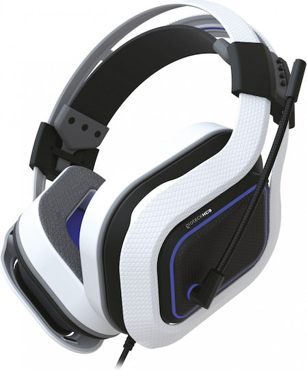 Gioteck Hc-9 Over Ear Gaming Headset με σύνδεση 3.5mm Λευκό